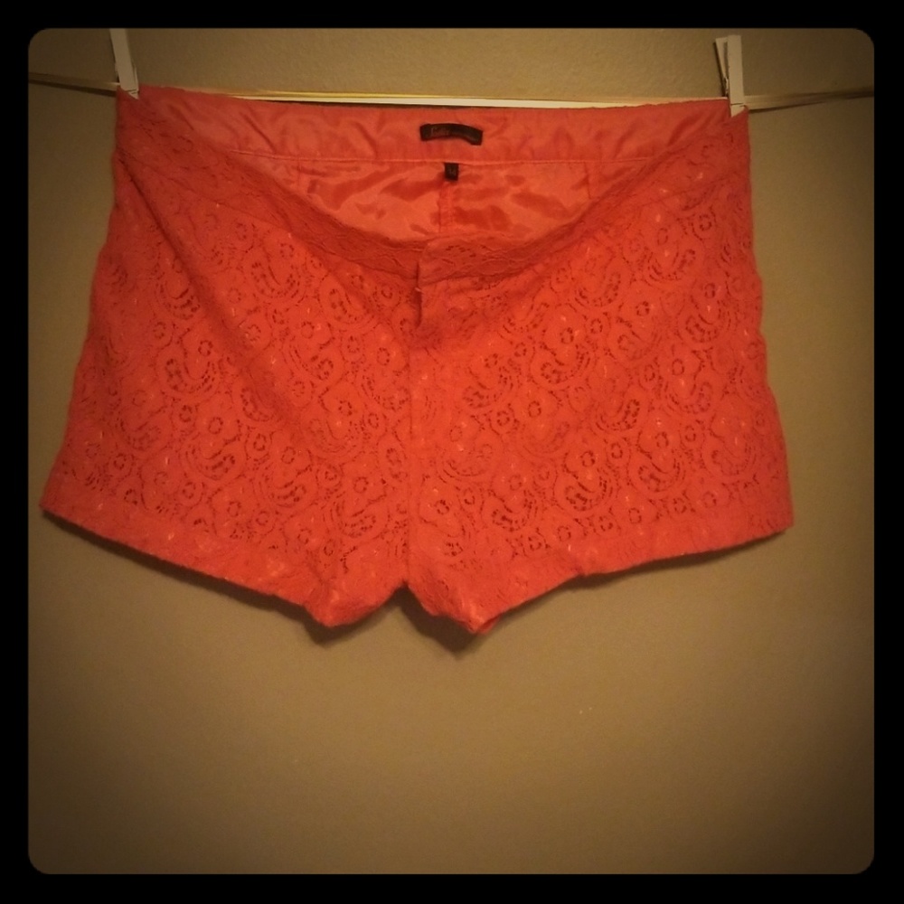 Fuchsia Lacey Shorts